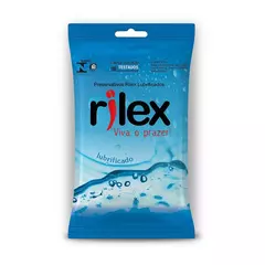 Preservativo lubrificado - 3 unidades - Rilex