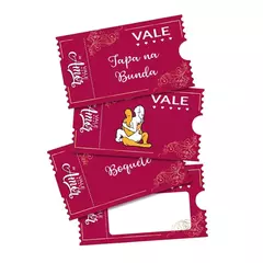 Jogo para casal - Vales do amor - 20 cartas - Diversão ao cubo