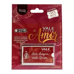 Jogo para casal - Vales do amor - 20 cartas - Diversão ao cubo - comprar online