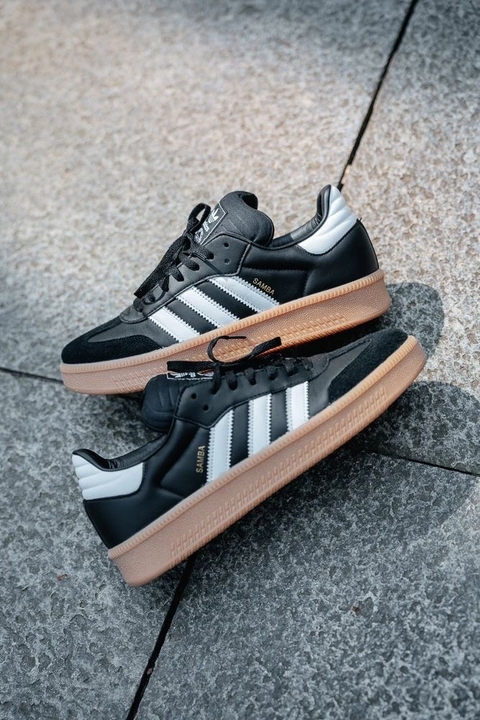 ADIDAS XLG PRETO COURO