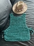 REMERA CROCHET CALADA LANA TURQUEZA - comprar online