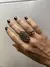Anillo rombo metálico - comprar online