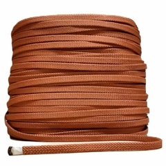 Corda Chata PP 10MM +- 430mts CARRETEL 8KG CORES: Cinza, Rami, Terracota, Verde Militar