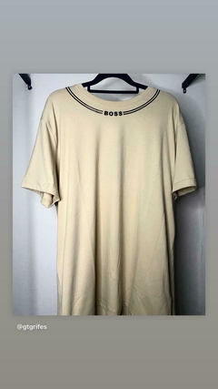 Camiseta HB - Bege com Detalhe - comprar online