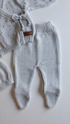 Ajuar 3 piezas - GRIS PERLA - tienda online