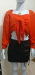 Cropped Linho Manga Longa- Tamanho G