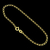 Pulseira Grumet Alongada 2mm Banhado a Ouro 18k - comprar online