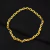 Pulseira Cadeado 4mm Fecho Canhão Banhado a Ouro 18k - 18k Brasil Jóias