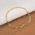 Pulseira Piastrini 3mm Banhado a Ouro 18k