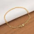 Pulseira Grumet Alongada 2mm Banhado a Ouro 18k