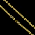 Corrente Grumet Dupla Lacraia 3mm + Pingente Cruz Detalhada 2,6x1,6cm Banhado a Ouro 18k - comprar online