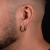 Brinco Argola Grande 18mm Cravejado com Zircônia Banhado Ouro 18k na internet
