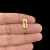 Pingente Placa Cruz Vazada 2,0x1,0cm Banhado a Ouro 18k - comprar online