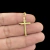 Pingente Cruz Inri 2,8x1,8cm Banhado a Ouro 18k - comprar online