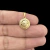 Pingente Medalha Medusa Redondo 1,5x1,5cm Banhado a Ouro 18k - comprar online
