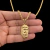 Corrente Cadeado 4mm + Pingente Face de Cristo 3,2x2,0cm Banhado a Ouro 18k - comprar online