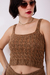 Top Marrom Tricot - comprar online