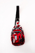 Shoulder Bag Duo Chrome Vermelho-Cinza