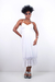 Vestido Branco Longo Frente Única - comprar online