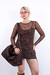 Vestido de Tule Animal Print - comprar online