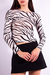 Blusa de Tule Animal Print - comprar online