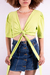 Blusa Verde Lima Transpassada - loja online