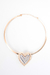 Chocker Dourada Fixa Heart Vazado - comprar online