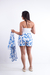 Conjunto Azul e Branco Floral - loja online