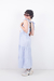 Vestido Longo Azul Vichy - comprar online