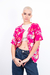 Kimono Rosa Floral com Ilhós na internet