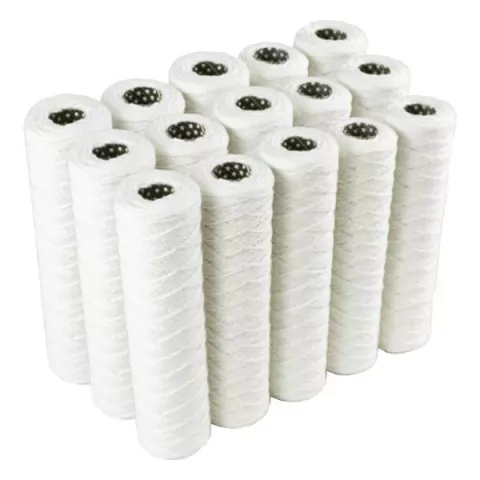 Filtro Bobinado (Fio de algodão e núcleo de inox):