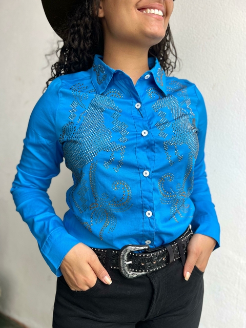 Camisa Feminina Minuty Brilho 989 - comprar online