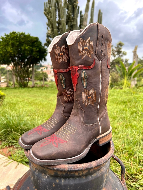 Bota Texana Feminina Calvas 184 - comprar online