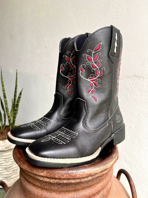 Bota Texana Feminina Preto Marcial 1302 - comprar online