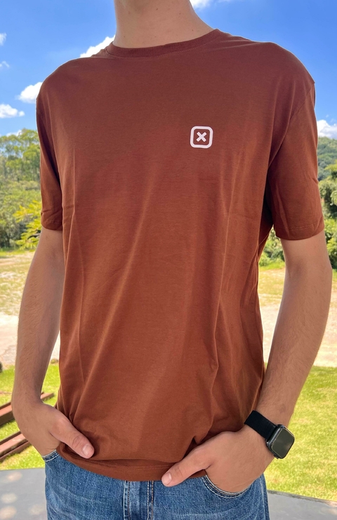 Camiseta TXC Regular Estampada 191380 Marrom - comprar online