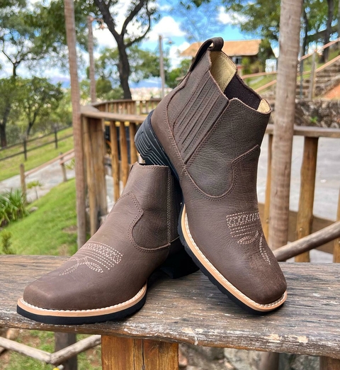 Botina Zebu Feminina Café 71015