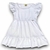 Vestido festa crepe manga curta, elástico na cintura, rodado e com babado - comprar online