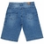 Bermuda jeans com elástico regulador e bolsos na internet