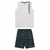 Conjunto regata e bermuda com estampa - comprar online