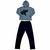 Conjunto casaco fechado com capuz moletom leve estampa T-Rex e calça moletom flanelado - Pluft Plaft Infantil - Moda infantil para todos os estilos