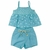 Conjunto blusa batinha com alça, short soltinho com cadarço decorativo e elástico na cintura - comprar online