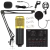 Kit youtuber podcast Com Microfone Condensador Braço Articul