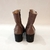 Botas marrones con cierre en internet