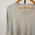 Sweater tejido fino gris - comprar online