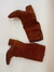 Botas gamuzadas de cuero en internet