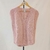 Chaleco tejido artesanal Rosa