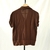 Camisa marrón bordada en internet