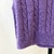 Chaleco de lana violeta en internet