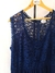 Vestido de fiesta azul con encaje - tienda online