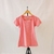 Remera Santa Ola manga corta rosa